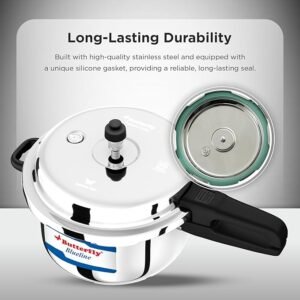 Butterfly Blue Line Stainless Steel Pressure Cooker, 3 Litre in UK