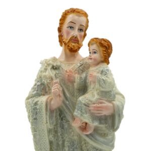 St. Joseph and Child Jesus Fiber Statue | Buy Online in UK at ZetMart – Christian Gifts